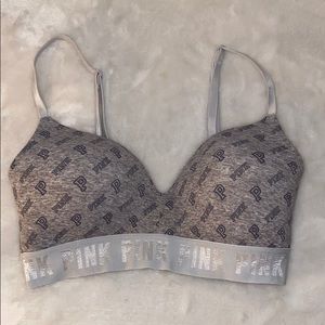 PINK wear everywhere wireless lightly lined bra